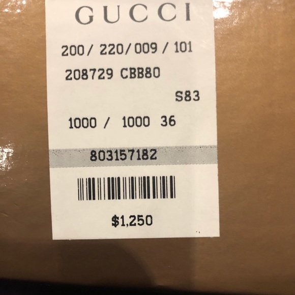 Gucci Women’s Boots Size 36 (EURO) US size 6-6.5 - Picture 7 of 8